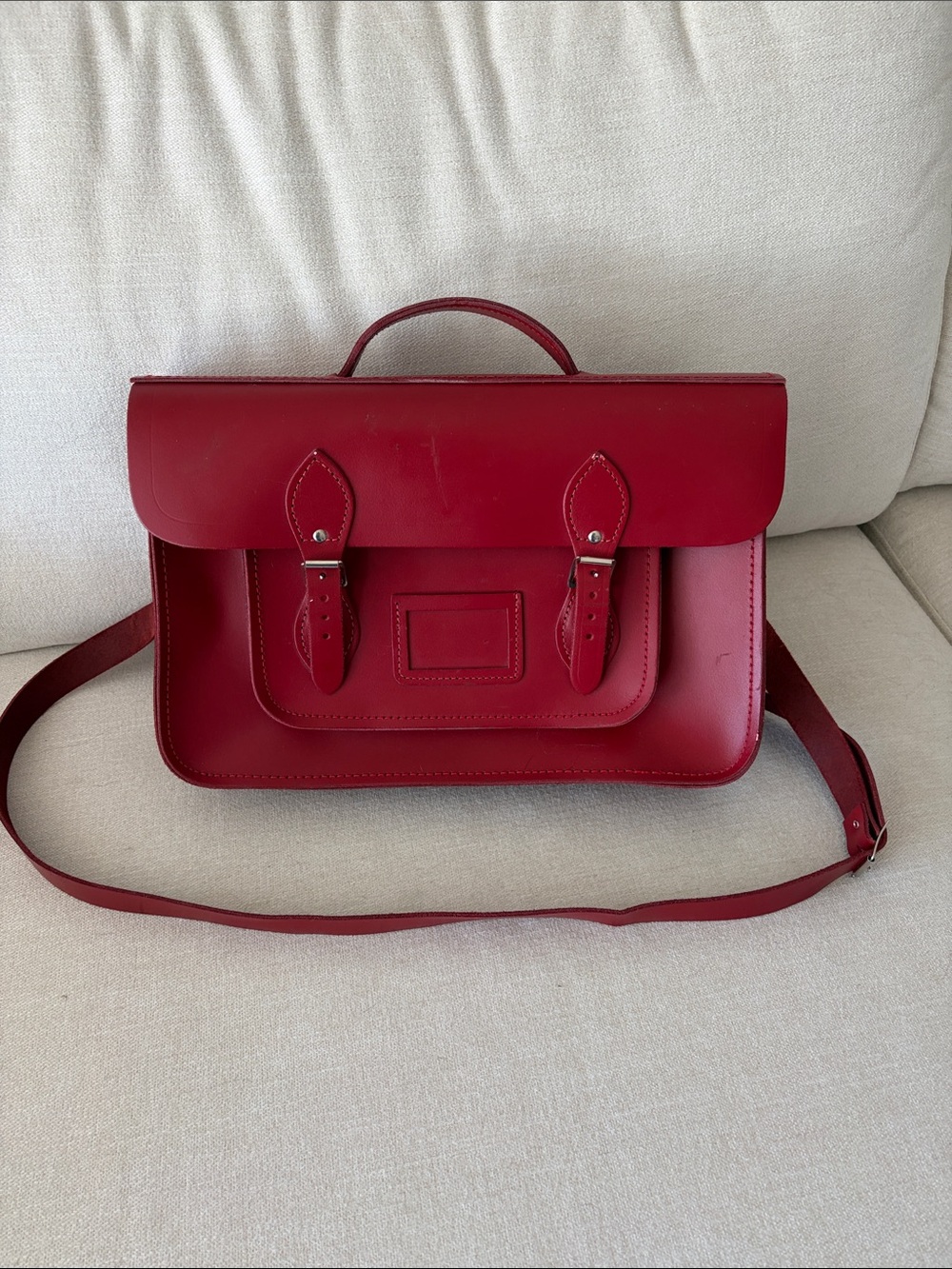 Vintage 2010’s Cambridge Satchel (Batchel) Red